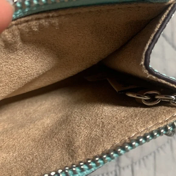 NWT Coach Mini Skinny ID case, Faded Blue - Picture 8 of 8